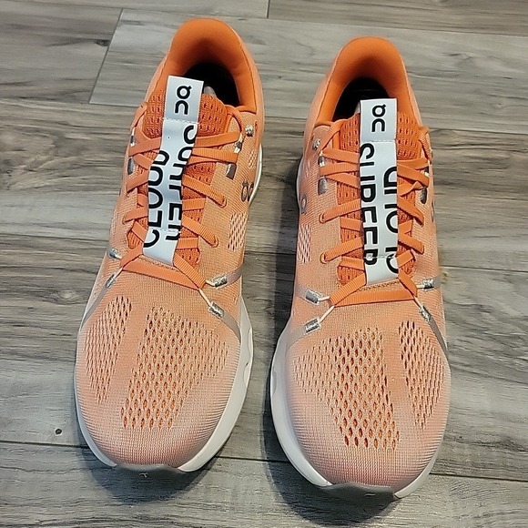 On Running Cloudsurfer Running Shoes Mens 12‎ Flame White Sneakers